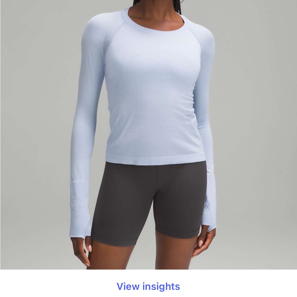 LuLuLemon Long Sleeve Race Length Swiftly Tech